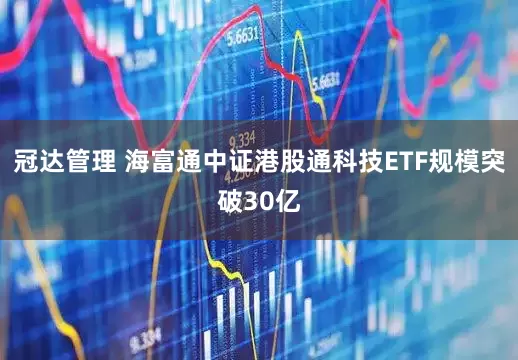 冠达管理 海富通中证港股通科技ETF规模突破30亿